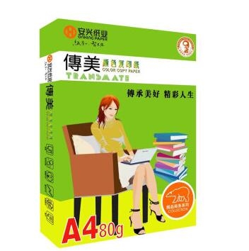 傳美彩色復(fù)印紙 A4/80克 深色